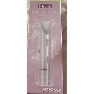 Erisonic Shaver for Women Waterproof Razors 2 in 1 Dual Bikini Hair Trimmer NEW
